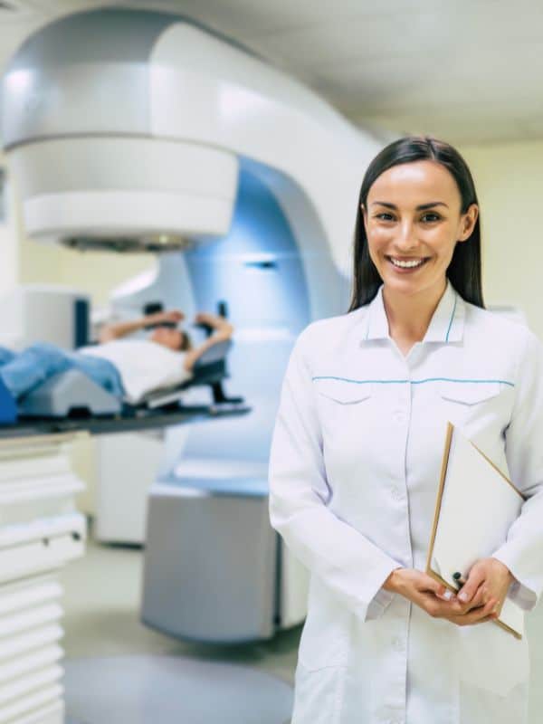 Doctory inside Radiology lab