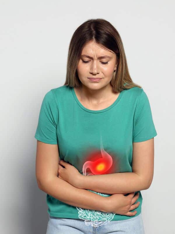 Lady with Gastric pain