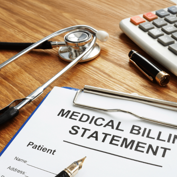 Doctor and coder discussing patient documentation for insurance claims