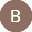 A brown circle with a white capital letter "B" centered inside, representing Medical Billing Services.