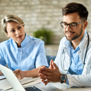 RPA software working alongside EMR to automate clinical tasks