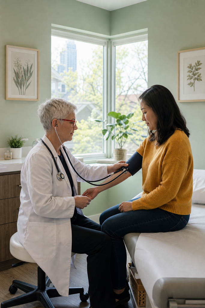 Primary Care clinician consulting with a patient in Raleigh, NC